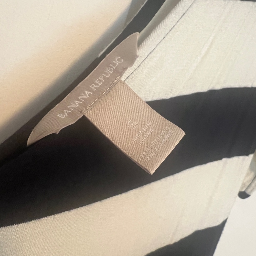 Banana Republic Navy and White Bodycon Maxi Dress - Picture 3 of 3